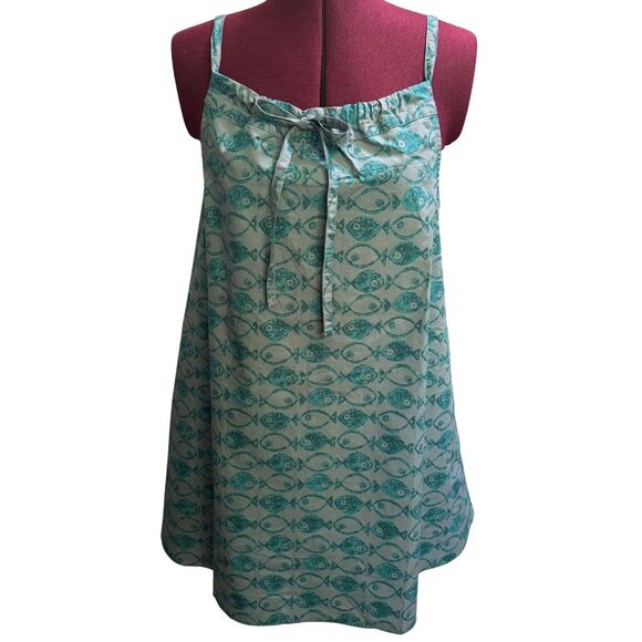 BDG Eva Tie-front Ruched Adjustable Strap Dress Pockets Trapeze Dress NWT XXS - Picture 2 of 8